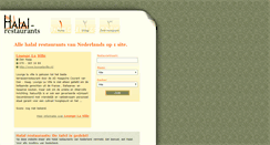 Desktop Screenshot of halal-restaurants.nl